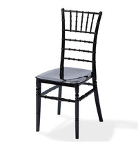 VEBA Wedding Chair Tiffany | Zwart | Stapelbaar | 410x430x920(h)mm 