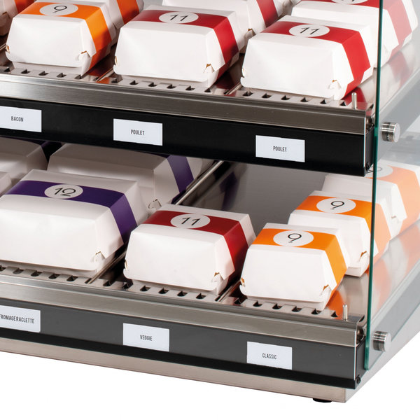 Burger warmhoudvitrine | 1.86kW | UV lamp-L | 1106x700x691(h)mm