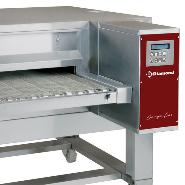 Tunneloven | Elektrisch | Geventileerd 650 | 25 of 155 Pizza's/u | 18.5kW | 1400x2000x550/1100(h)mm