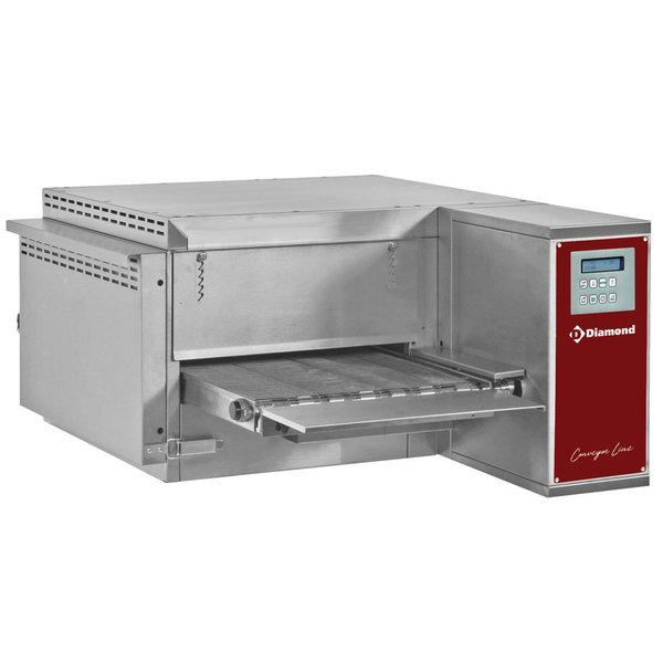 Tunneloven | Elektrisch | Geventileerd 400 | 21 of 145 Pizza's/u | 7.9kW | 980x1300x440/1060(h)mm