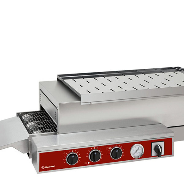 Tunneloven | Elektrisch 375 | 10/15 Pizza's/u | 6kW | 1210x600x260/320(h)mm