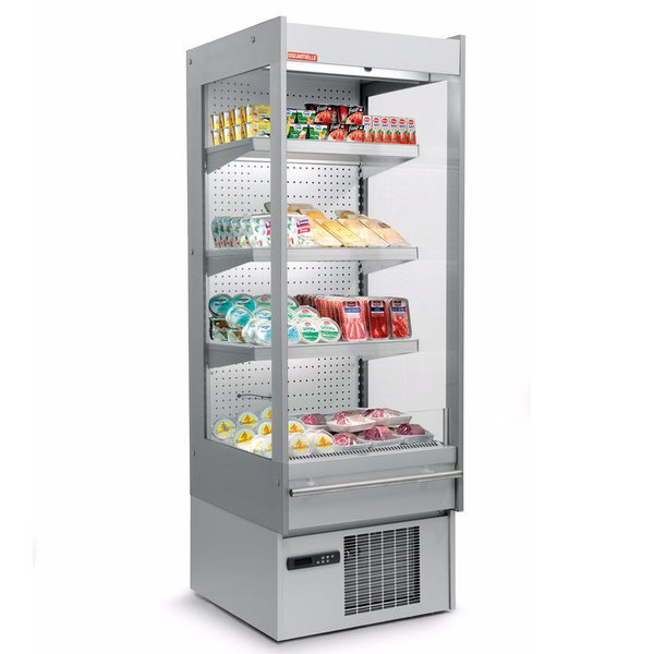 Wandkoeling | SWAN | Grijs | +2°C/+4°C | Geventileerd | 4 Schappen | Intern Nachtgordijn | 1915x680x1870(h)mm