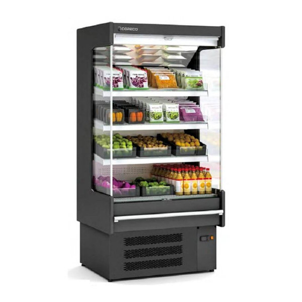 Wandkoeling | CDS0 | Zwart | 0°C/+2°C | Geforceerd | 5 Schappen | 1.8kW | Intern Nachtgordijn | 1310x653x2000(h)mm