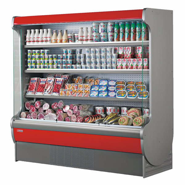 Wandkoeling | VENERE | Div. Kleuren | Voor Externe Koelunit | 4 Schappen | Intern Nachtgordijn | 1333x700x1850(h)mm