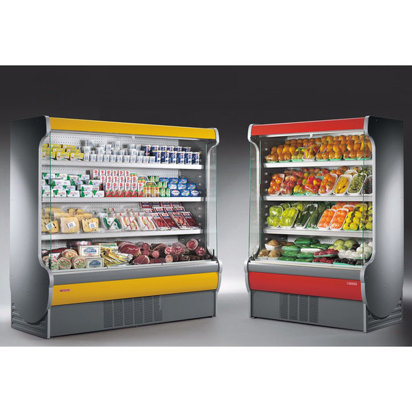 Wandkoeling | VENERE | Div. Kleuren | Voor Externe Koelunit | 4 Schappen | Intern Nachtgordijn | 1333x700x1850(h)mm