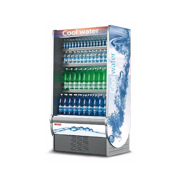 Wandkoeling | VENERE | Div. Kleuren | Voor Externe Koelunit | 4 Schappen | Intern Nachtgordijn | 1333x700x1850(h)mm