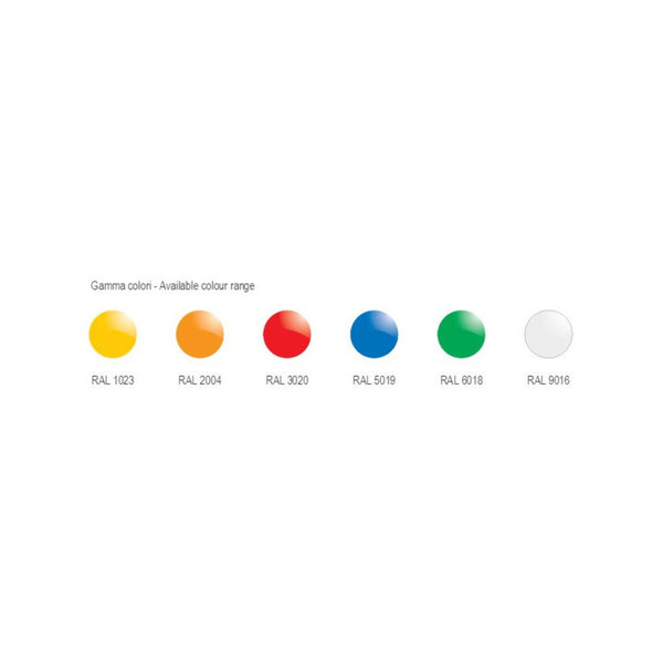 Wandkoeling | ALCOR | Div. Kleuren | Voor Externe Koelunit | 4 Schappen | Intern Nachtgordijn | 740x745x1940(h)mm