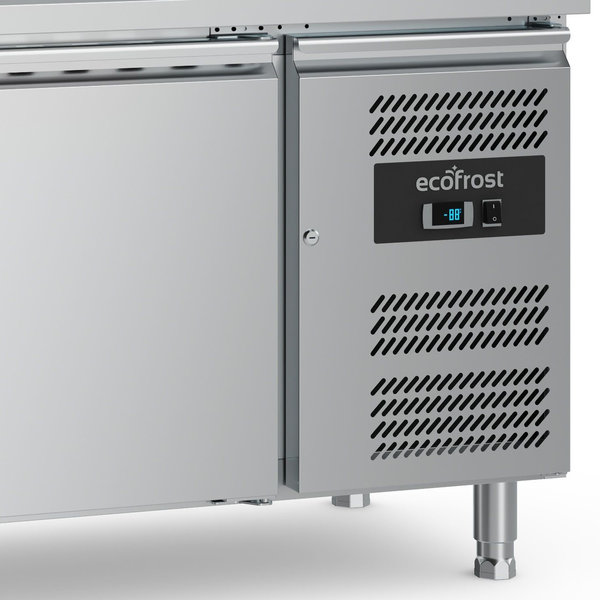 Koelwerkbank | 228L | 2 Deuren | +2°C/+8°C | Geforceerd | 1360x600x850(h)mm