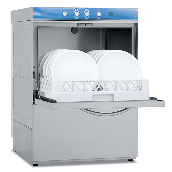 Horeca Vaatwasser | Mand 500x500mm | 400V | Afvoerpomp | Zeeppomp | Naglanspomp | 575x605x820(h)mm