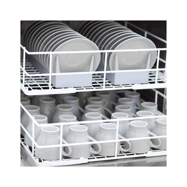 Glazenwasser | Mand 400x400mm | 230V | Naglanspomp | 436x535x670(h)mm