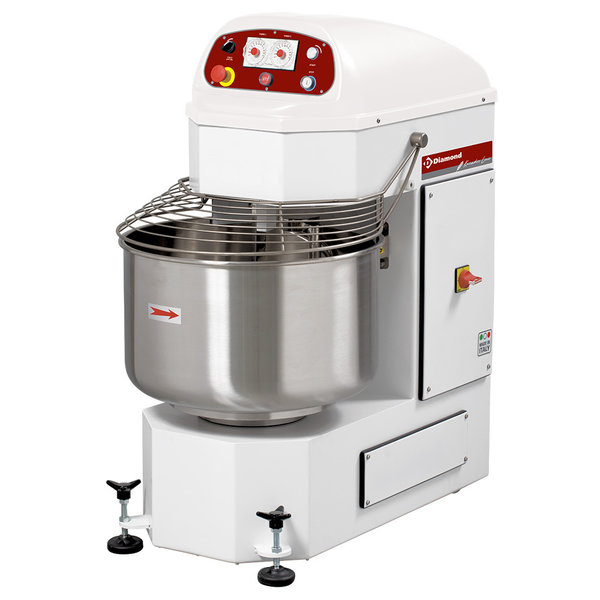 Bakkerstrog | Automatisch | Met Spiraal | 2 Snelheden + 2 Timers | 400V | 1230x1070x620(h)mm