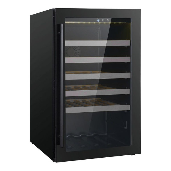 Wijnkoelkast 118L | 49 flessen | Glas deur | 5 roosters | Geforceerd | 485x600x820(h)mm