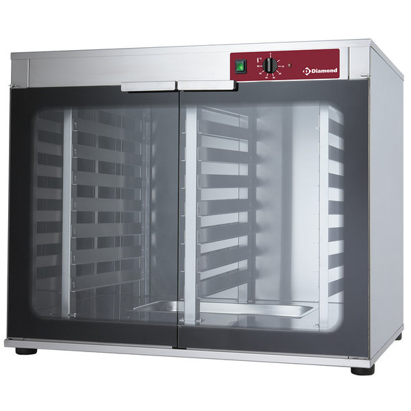 Rijskast | 2 Deuren | 2x 8 Niveaus (EN600x400 of 1/1 GN) | 2kW | 995x795x834(h)mm