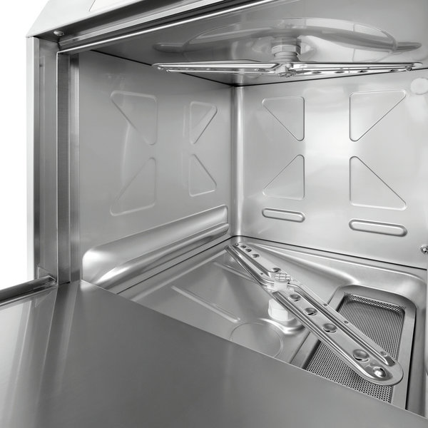 Horeca Vaatwasser | Ontsmetting | Mand 500x500mm | 400V | Afvoerpomp | Zeeppomp | Naglanspomp | 600x642x850(h)mm