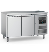 Ecofrost Koelwerkbank | 282L | 2 Deuren (1/1 GN) | +2°C/+8°C | Geforceerd | 1360x700x850(h)mm 