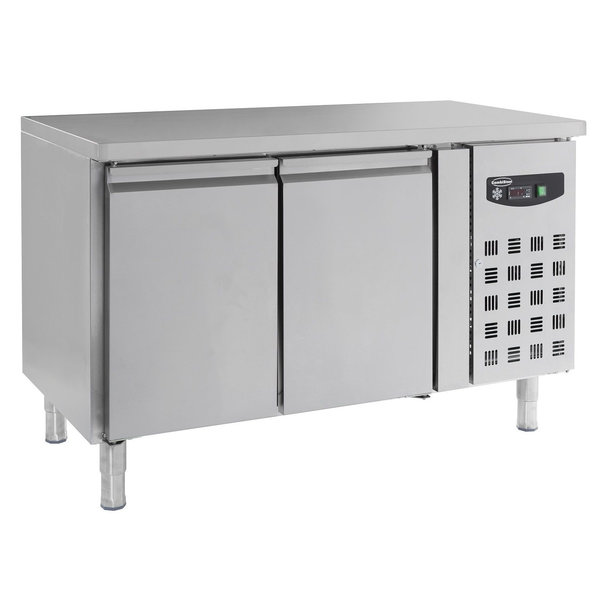 Koelwerkbank | 282L | 2 Deuren (1/1 GN) | +2°C/+8°C | Geforceerd | 0.34kW | 1360x700x850(h)mm