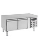 CombiSteel Koelwerkbank | Laag Model | 157L | 2 Deuren (1/1 GN) | +2°C/+8°C | Geforceerd | 0.34kW | 1360x700x650(h)mm 