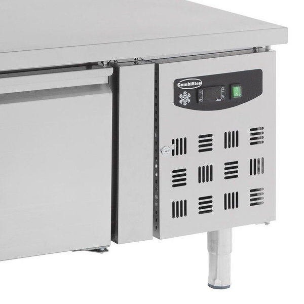 Koelwerkbank | Laag Model | 157L | 2 Deuren (1/1 GN) | +2°C/+8°C | Geforceerd | 0.34kW | 1360x700x650(h)mm