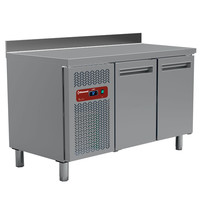 Diamond Koelwerkbank | 260L | 2 Deuren (1/1 GN) | 0°C/+8°C | Geventileerd | 0.36kW | Achteropstand | 1350x700x880/900(h)mm