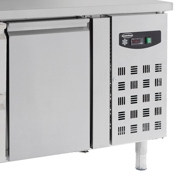 Koelwerkbank | 282L | 1 Deur (1/1 GN) + 2 Laden | +2°C/+8°C | Geforceerd | 0.34kW | 1360x700x850(h)mm