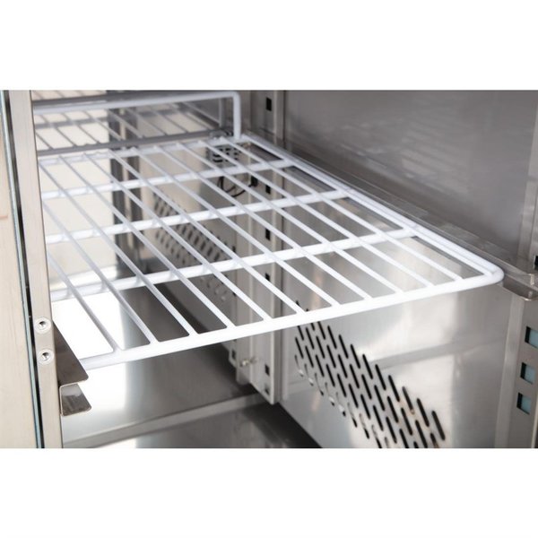 Koelwerkbank | 282L | 2 Deuren (1/1 GN) |  -2°C/+5°C | Geventileerd | 1360x700x860(h)mm
