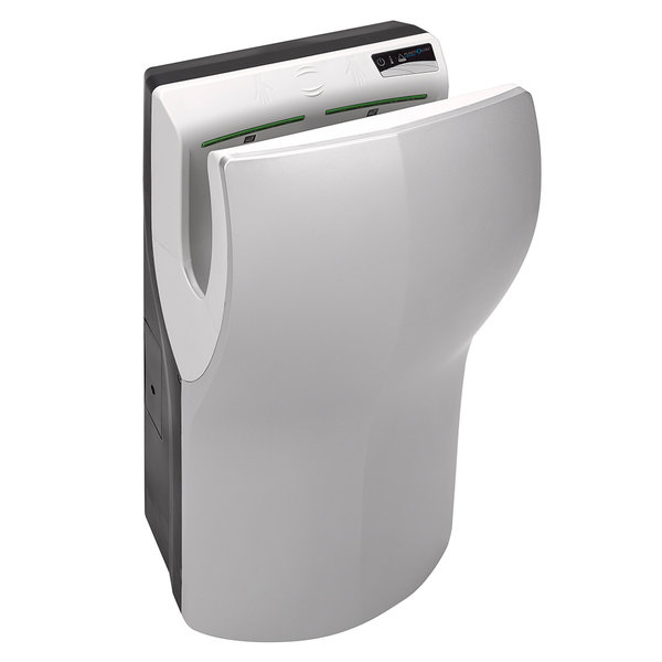 Handendroger | PlastiQline | RVS/Kunststof | Droogtijd 8-15s | Antibacterieel (HACCP) + HEPA-Filter | 1.1kW (230V) | 320x228x665(h)mm
