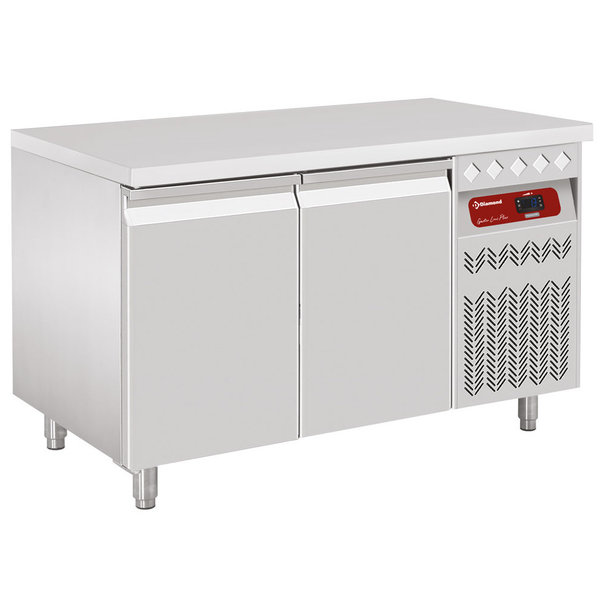 Koelwerkbank | 260L | 2 Deuren (1/1 GN) | -2°C/+8°C | Geventileerd | 0.27kW | 1320x700x850/900(h)mm