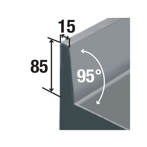Koelwerkbank | GASTRO LINE | Energiezuinig | 260L | 2 Deuren (1/1 GN) | -2°C/+8°C | Geforceerd | Achteropstand | 1355x700x880/985(h)mm