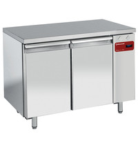 Diamond Koelwerkbank | 293L | 2 Deuren (EN600x400) | Voor Externe Koelunit | 1295x800x880/900(h)mm