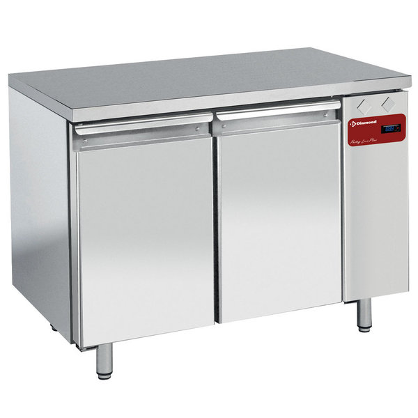 Bakkerij Koelwerkbank | 293L | 2 Deuren (EN600x400) | Voor Externe Koelunit | 1295x800x880/900(h)mm