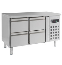 CombiSteel Koelwerkbank | 282L | 4 Laden | +2°C/+8°C | Geforceerd | 0.34kW | 1360x700x850(h)mm