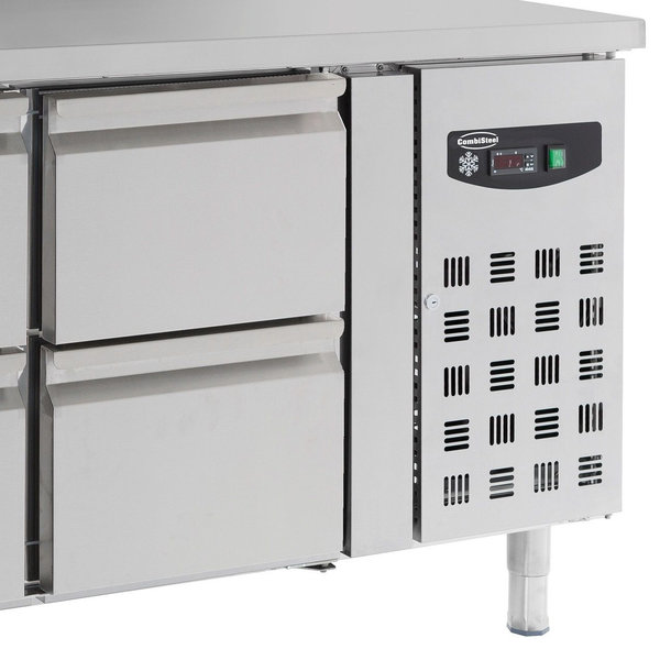 Koelwerkbank | 282L | 4 Laden | +2°C/+8°C | Geforceerd | 0.34kW | 1360x700x850(h)mm