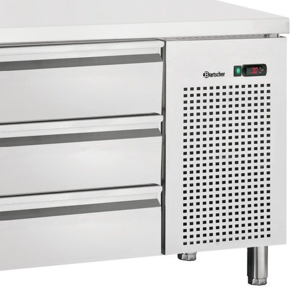 Koelwerkbank | 200L | 6 Laden (1/1 GN) | 0°C/+10°C | Geforceerd | 0.35kW | 1342x700x850/900(h)mm