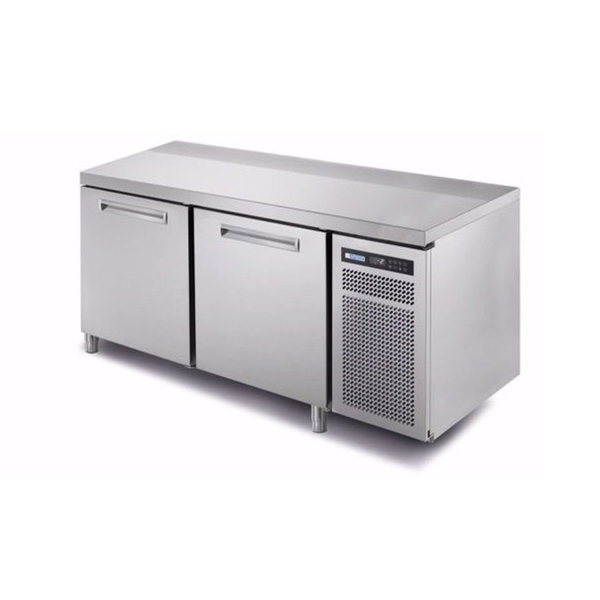 Bakkerij Koelwerkbank | SPRING | 385L | 2 Deuren (EN600x400) | -2°C/+7°C | Geforceerd | 0.25kW | Luchtvochtigheid Instelbaar | 1450x800x900(h)mm