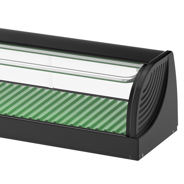 Sushivitrine | Zwart | 42L | +5°C | Statisch | Compressor Rechts | 1200x345x270(h)mm