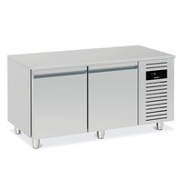 Mercatus Koelwerkbank | Energiezuinig | Laag Model | 160L | 2 Laden | +2°C/+8°C | Geventileerd | 0.18kW | 1200x600x650(h)mm