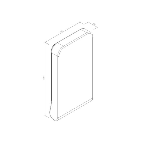 Babyverschoontafel | Wit | Opklapbaar (Verticaal) | Wandmontage | 480x885x485(h)mm