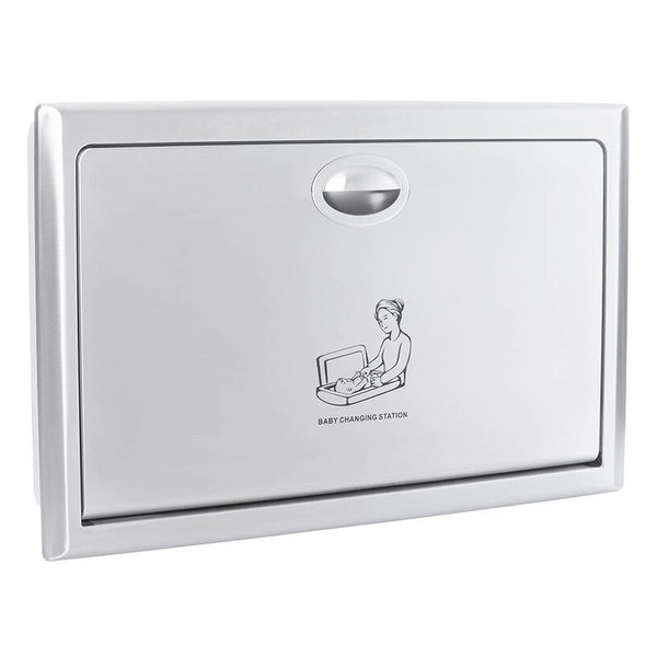 Babyverschoontafel | RVS | Opklapbaar (Horizontaal) | Inbouw | 905x495x520(h)mm