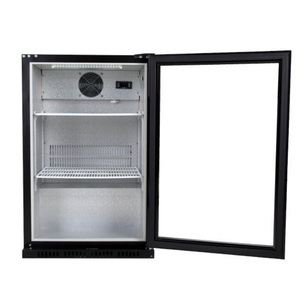 Barkoelkast | 130L | Zwart | 0°C/+10°C | Geforceerd | 556x541x868(h)mm
