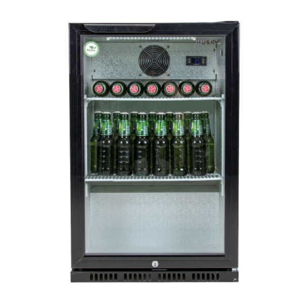 Barkoelkast | 130L | Zwart | 0°C/+10°C | Geforceerd | 556x541x868(h)mm