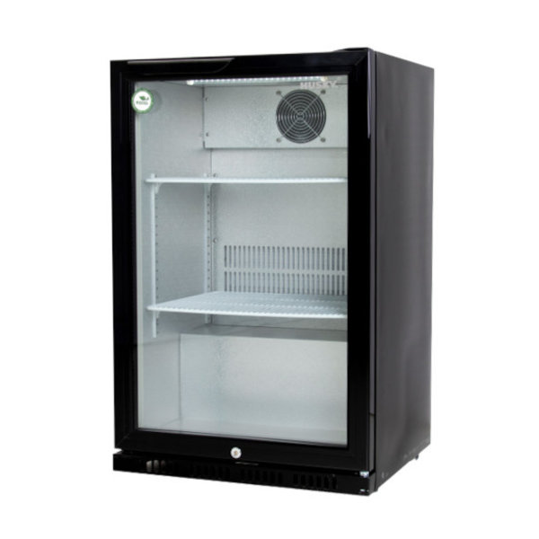 Barkoelkast | 130L | Zwart | 0°C/+10°C | Geforceerd | 556x541x868(h)mm