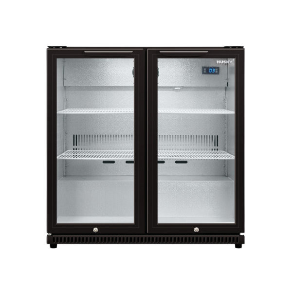 Barkoelkast | 186L | Zwart | 0°C/+10°C | Geforceerd | Draaideuren | 870x520x870(h)mm