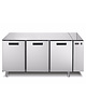 Afinox Koelwerkbank | LINEAR | 420L | 3 Deuren (1/1 GN) | Voor Externe Koelunit | Zonder Werkblad | 1585x700x850(h)mm 