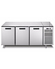 Afinox Koelwerkbank | LINEAR | 420L | 3 Deuren (1/1 GN) | -2°C/+7°C | Geforceerd | 0.13kW | Zonder Werkblad | 1721x700x850(h)mm 