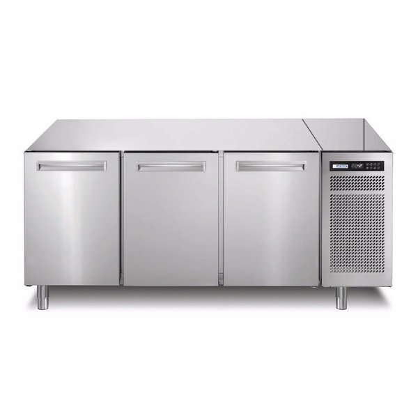 Koelwerkbank | SPRING | 420L | 3 Deuren (1/1 GN) | -2°C/+7°C | Geforceerd | 0.25kW | Zonder Werkblad | 1721x690x800(h)mm