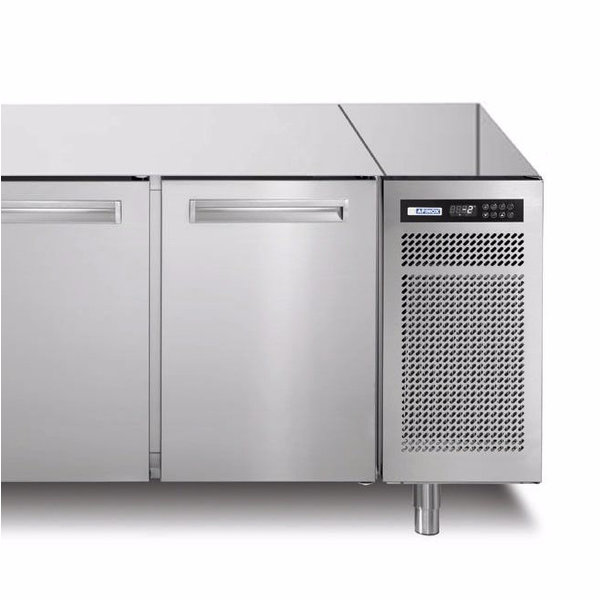 Koelwerkbank | SPRING | 420L | 3 Deuren (1/1 GN) | -2°C/+7°C | Geforceerd | 0.25kW | Zonder Werkblad | 1721x690x800(h)mm