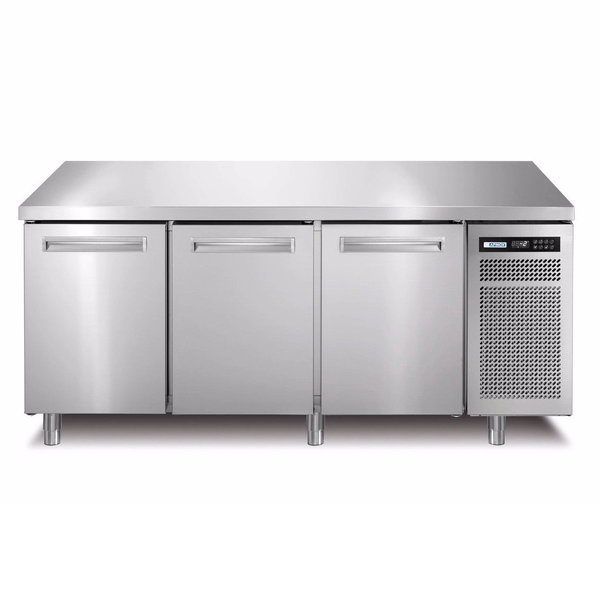Koelwerkbank | SPRING | 420L | 3 Deuren (1/1 GN) | -2°C/+7°C | Geforceerd | 0.25kW | 1721x700x900(h)mm