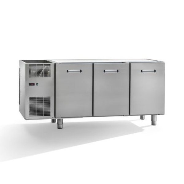 Koelwerkbank | TRK | 330L | 3 Deuren | 0°C/+8°C | Geforceerd | 0.29kW | Zonder Werkblad | 1720x600x810(h)mm