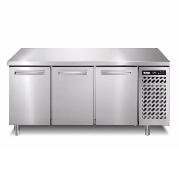 Koelwerkbank | SPRING | 490L | 3 Deuren (1/1 GN) | -2°C/+7°C | Geforceerd | 0.25kW | 1721x700x900(h)mm