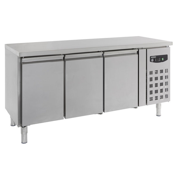 Koelwerkbank | 386L | 3 Deuren | +2°C/+8°C | Geforceerd | 1798x600x860(h)mm